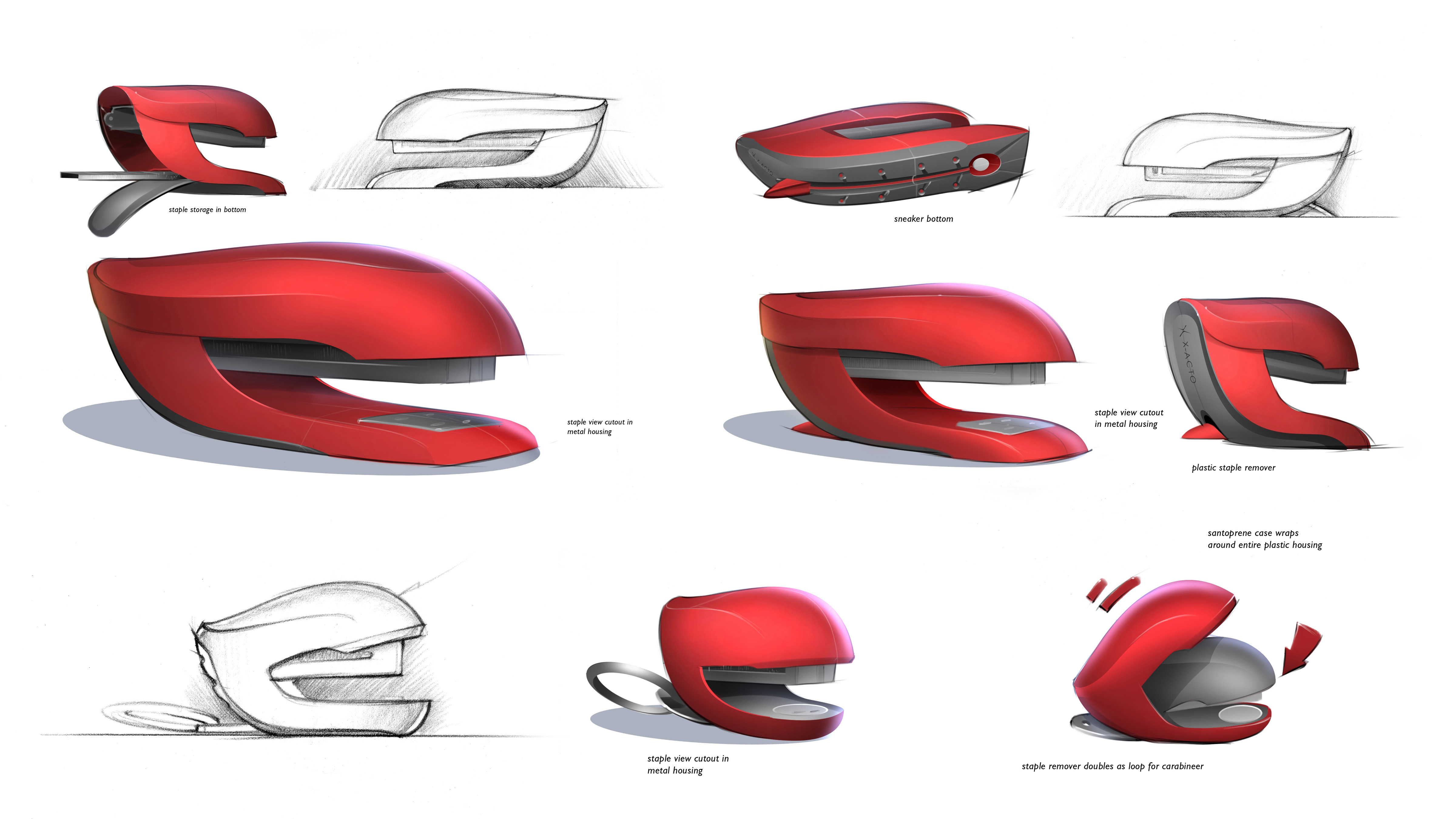 x acto stapler consumer product design 11
