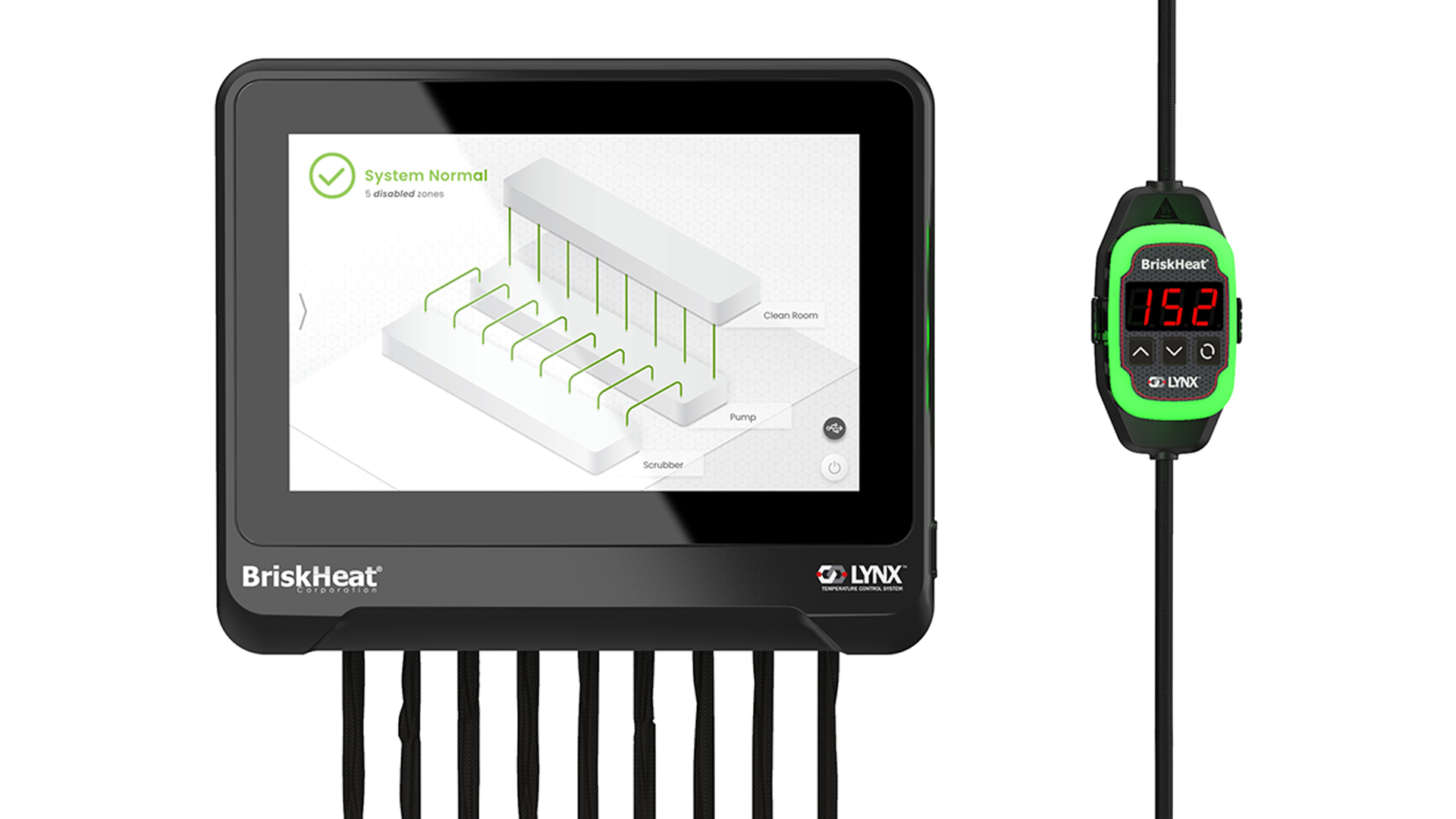 briskheat temperature control system standard operatior interface module