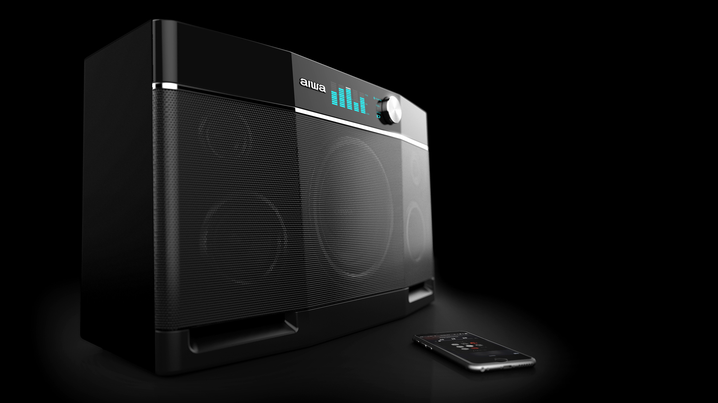 aiwa bluetooth speaker industrial design 16