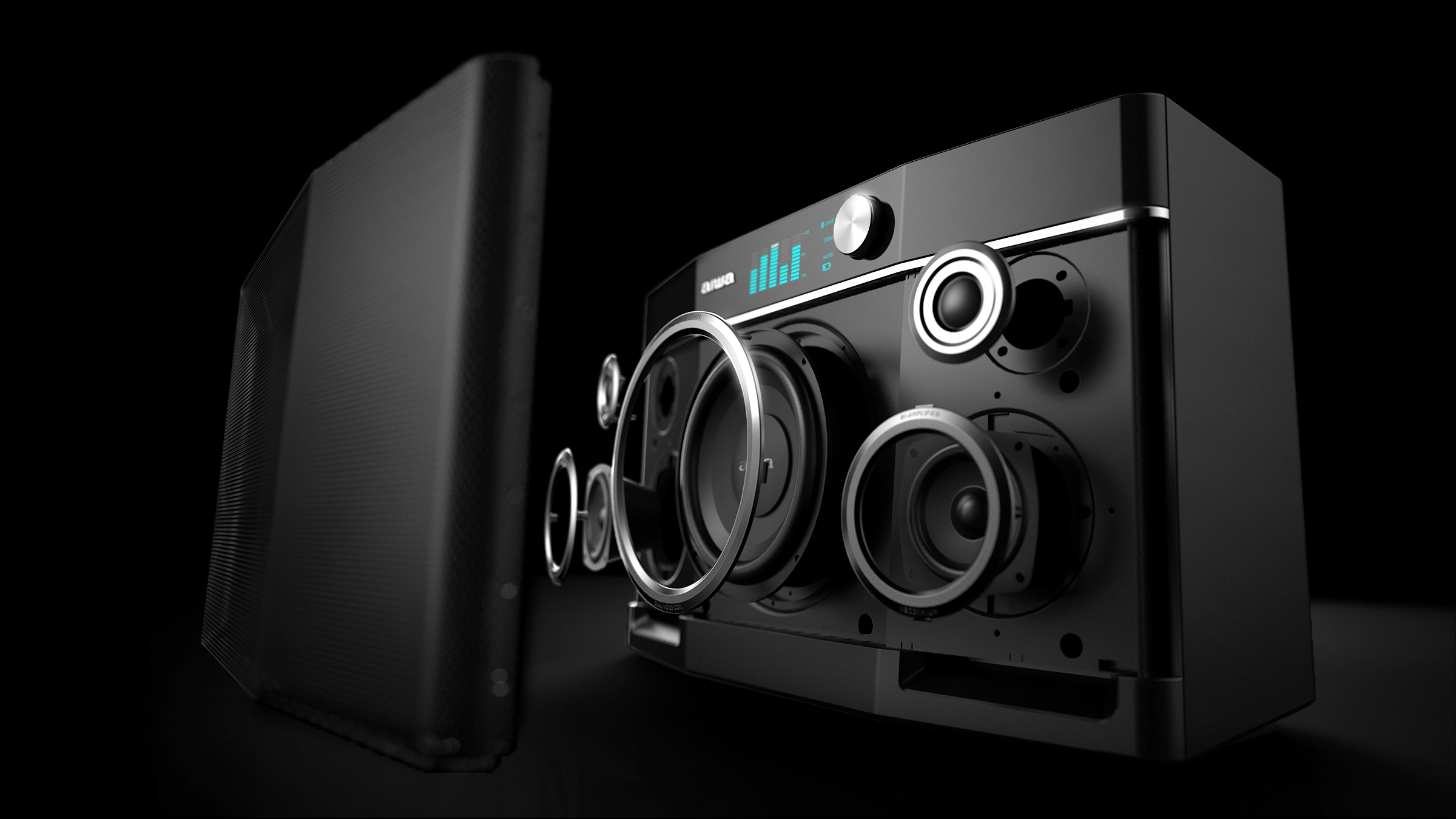 aiwa bluetooth speaker industrial design 20