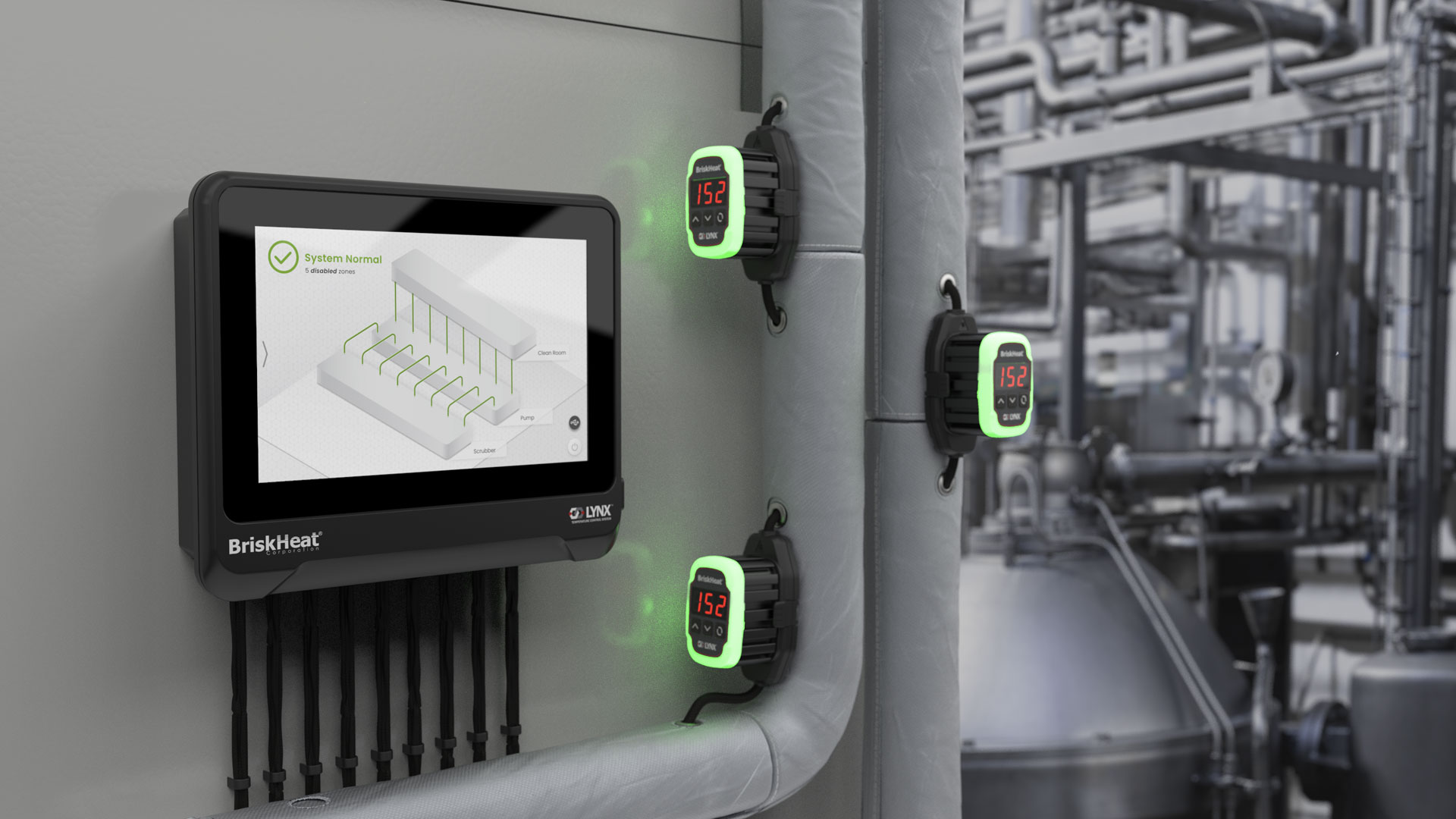 briskheat industrial ux ui interface system factory 1920